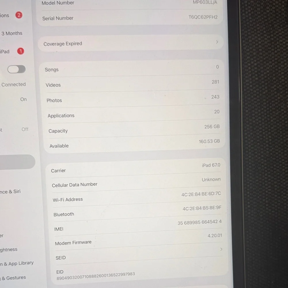 Apple Tablet - Sleek Silver Finish